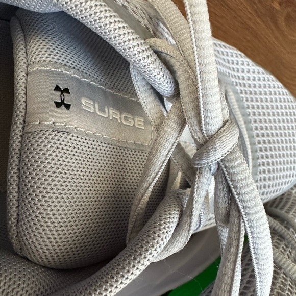 Under Armour lightweight Gray and Green Athletic Shoes main image 9